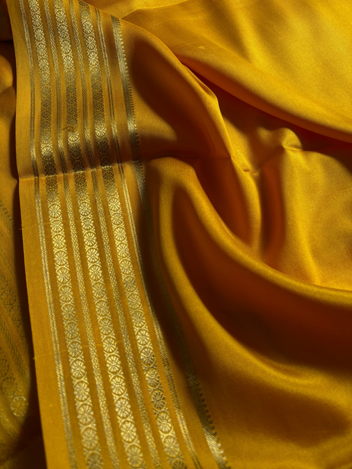 Pushpa : Solid Golden yellow