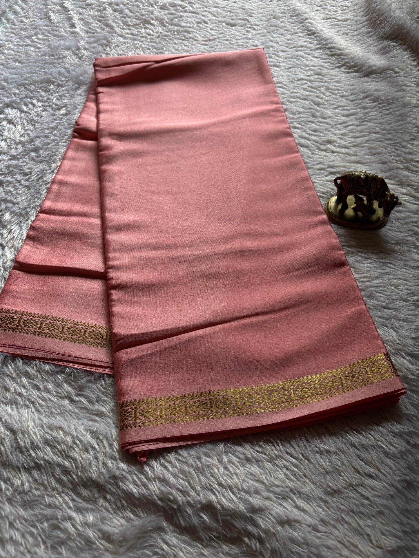 Rudrakshi : Solid Blush pink