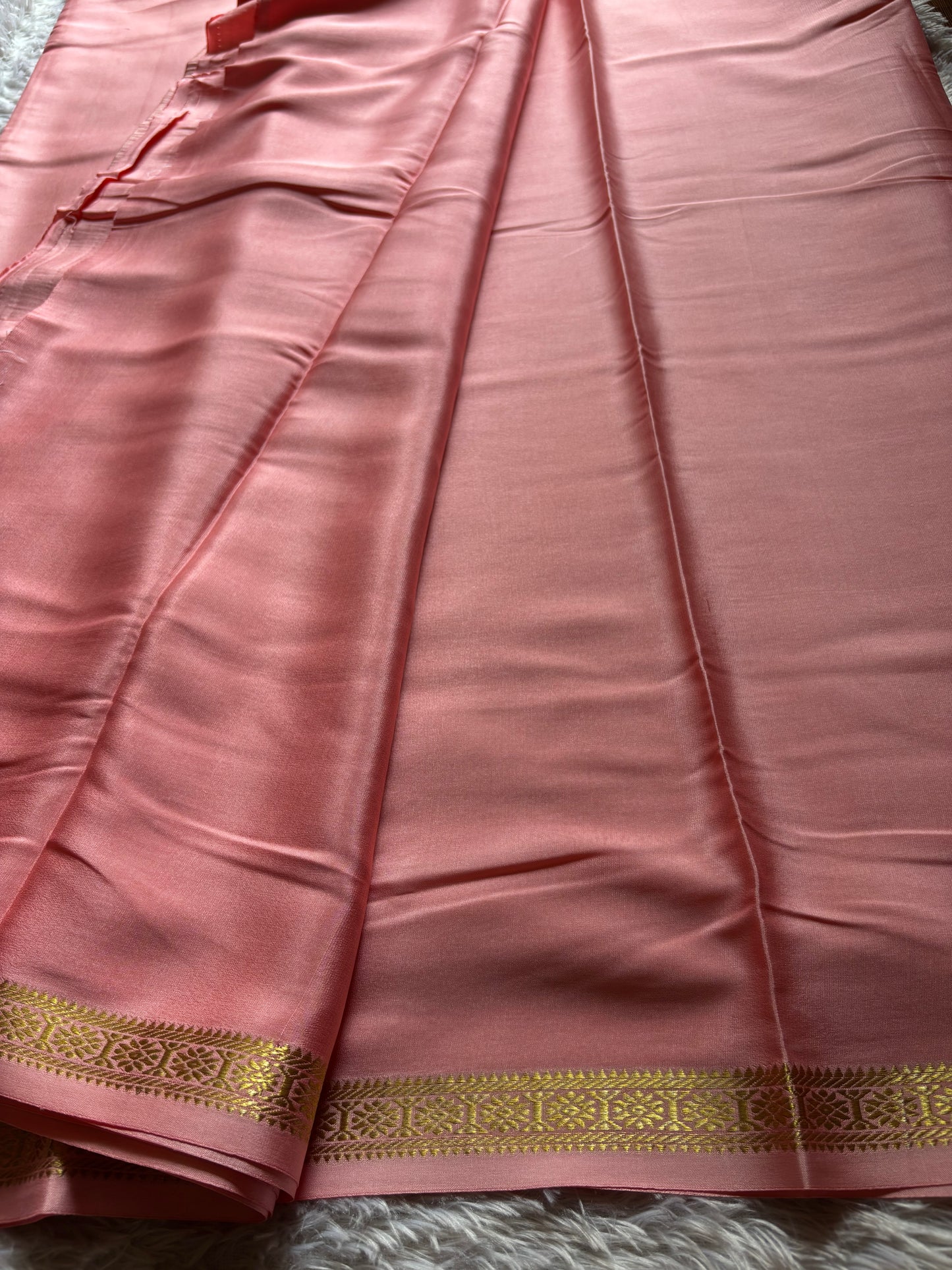 Rudrakshi : Solid Blush pink