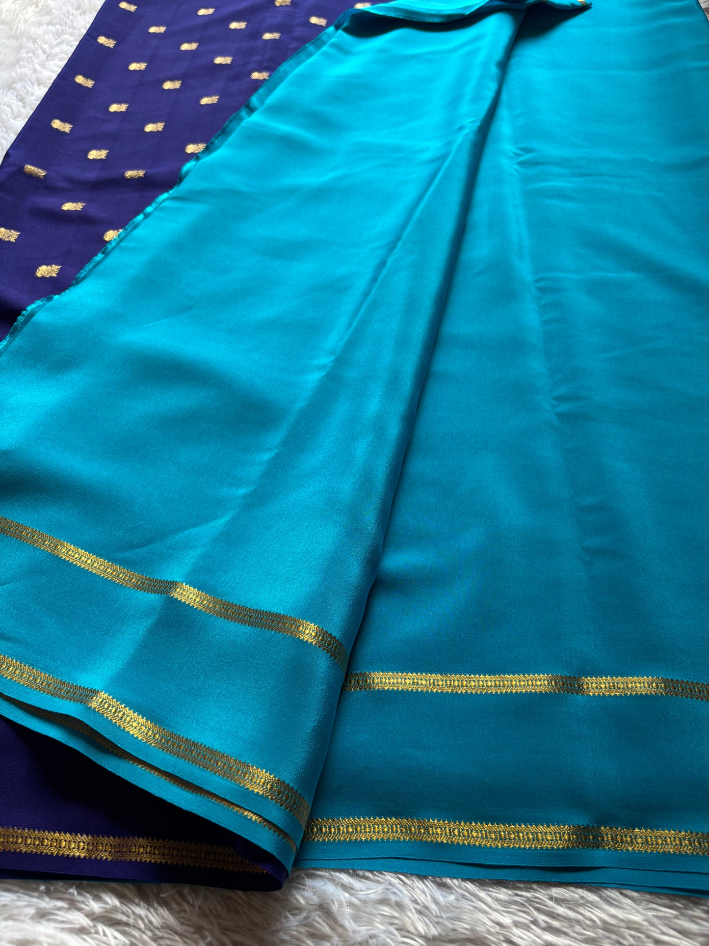 Padmini (2D) : Ananda blue-navy blue