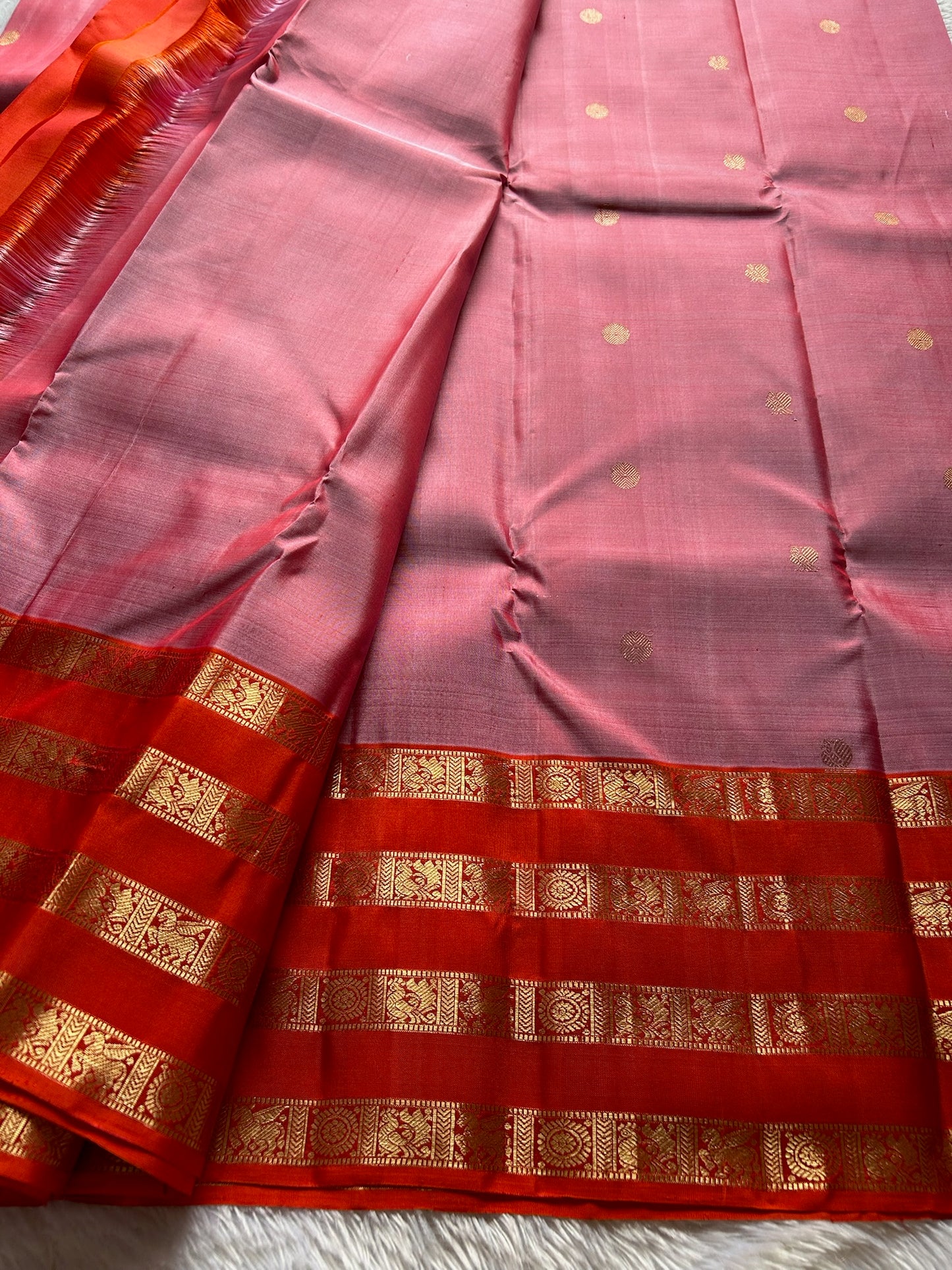 Kankana (2D) : Flamingo pink-dark orange