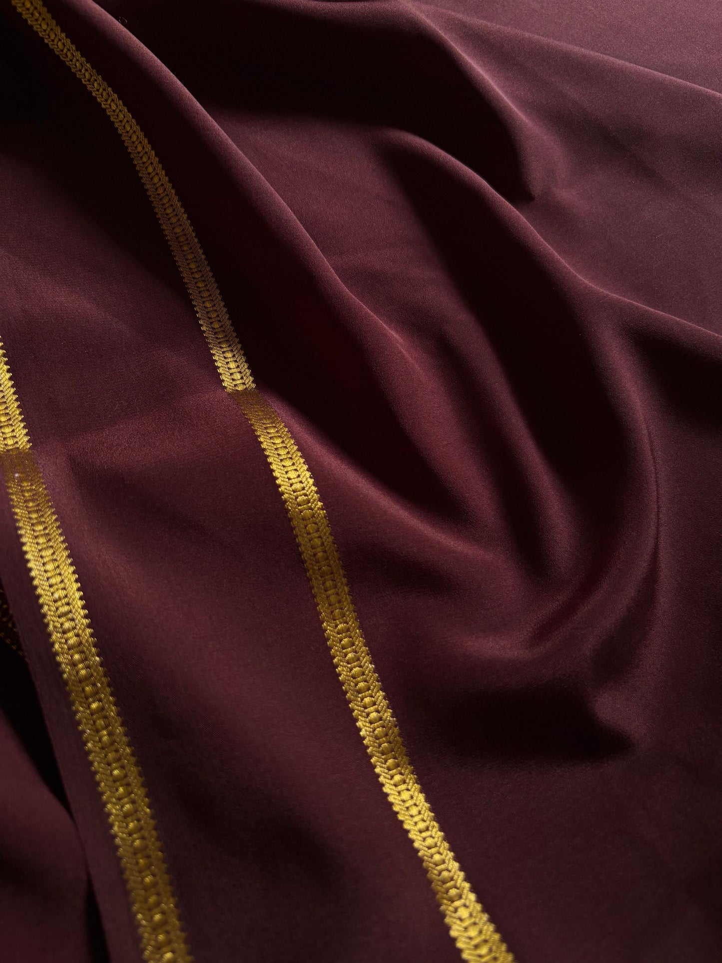 Padmini (2D) : Chocolate brown-orange