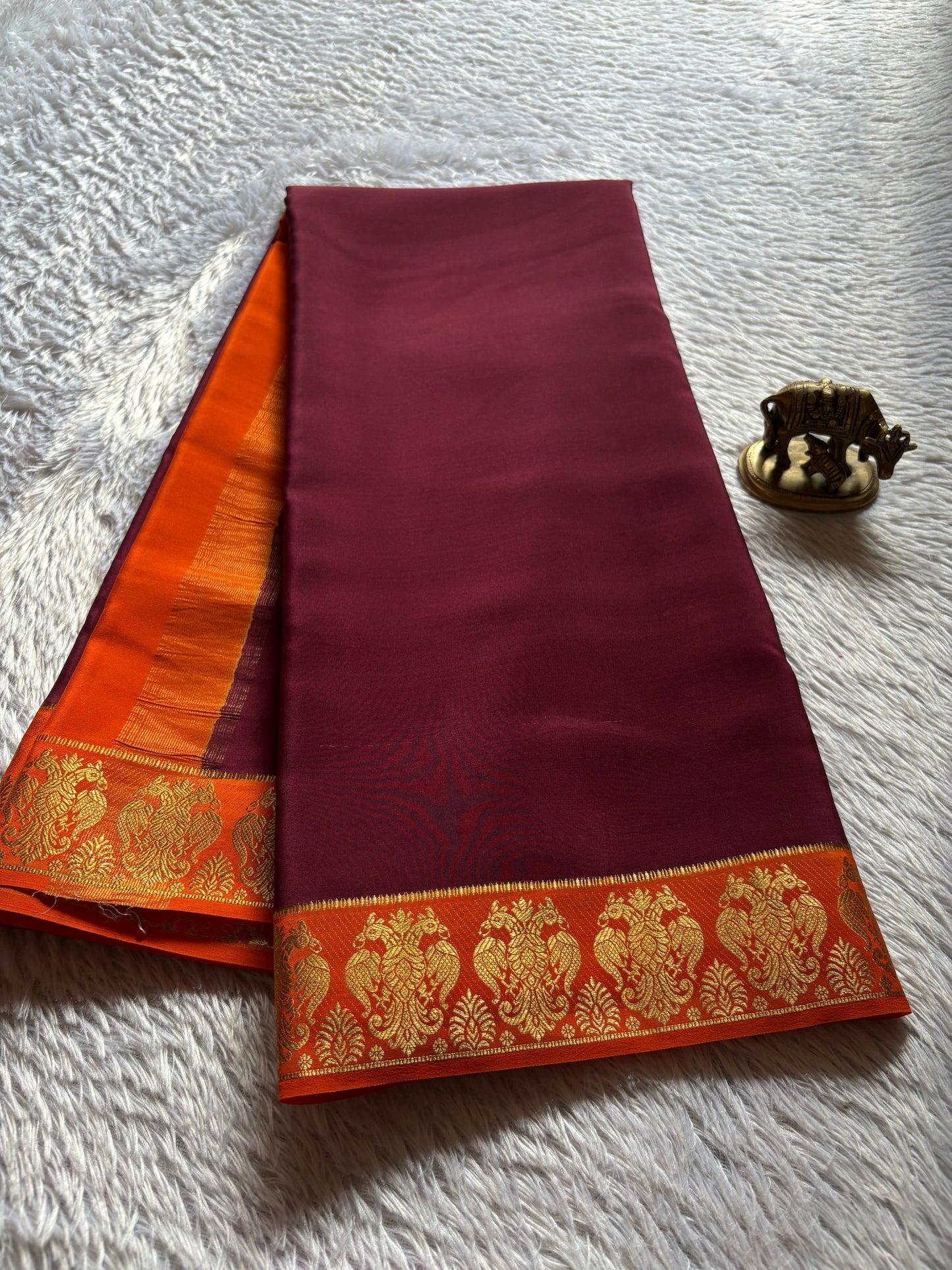 Veera (2D) : Dark maroon-orange