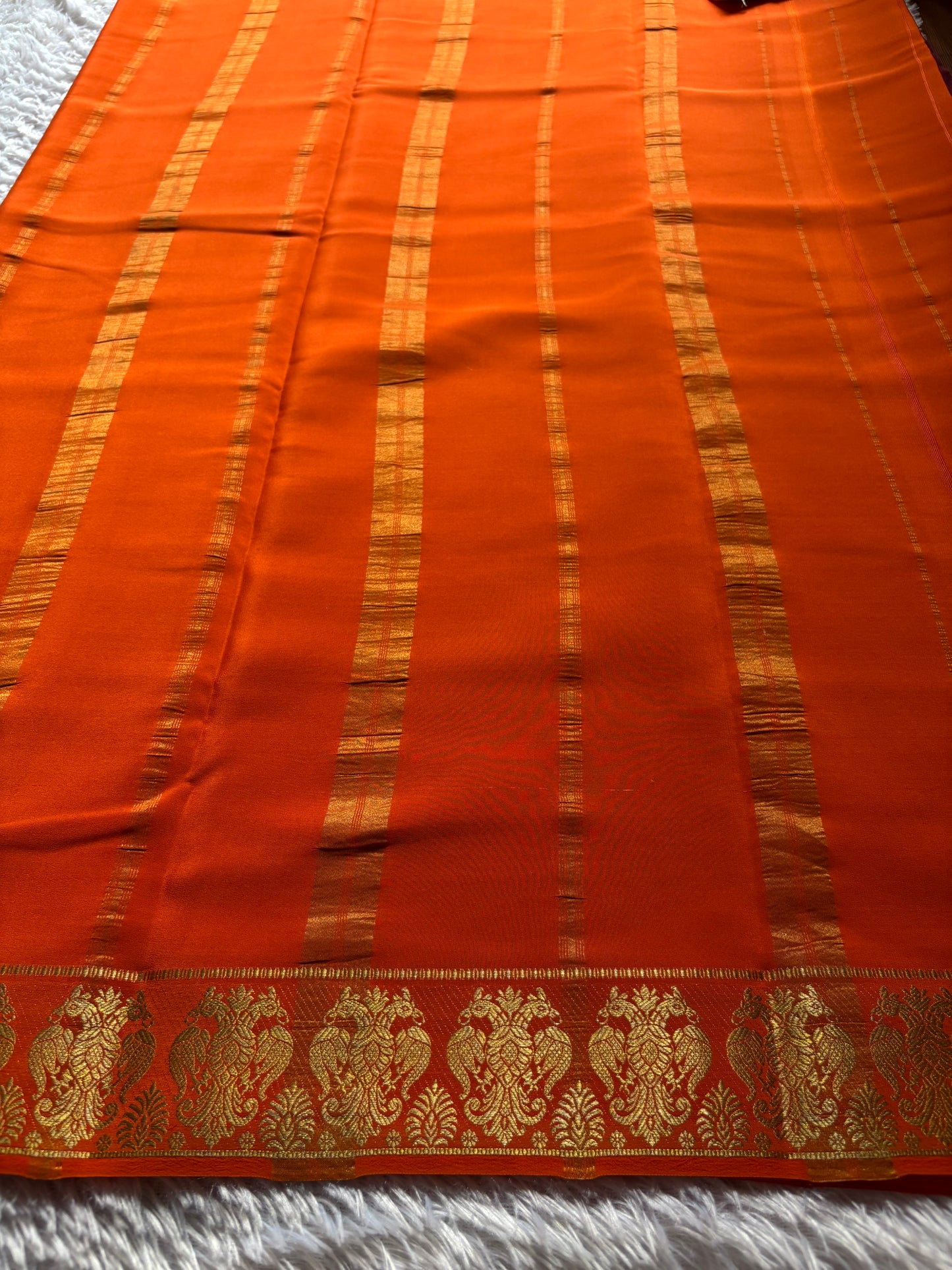 Veera (2D) : Dark maroon-orange