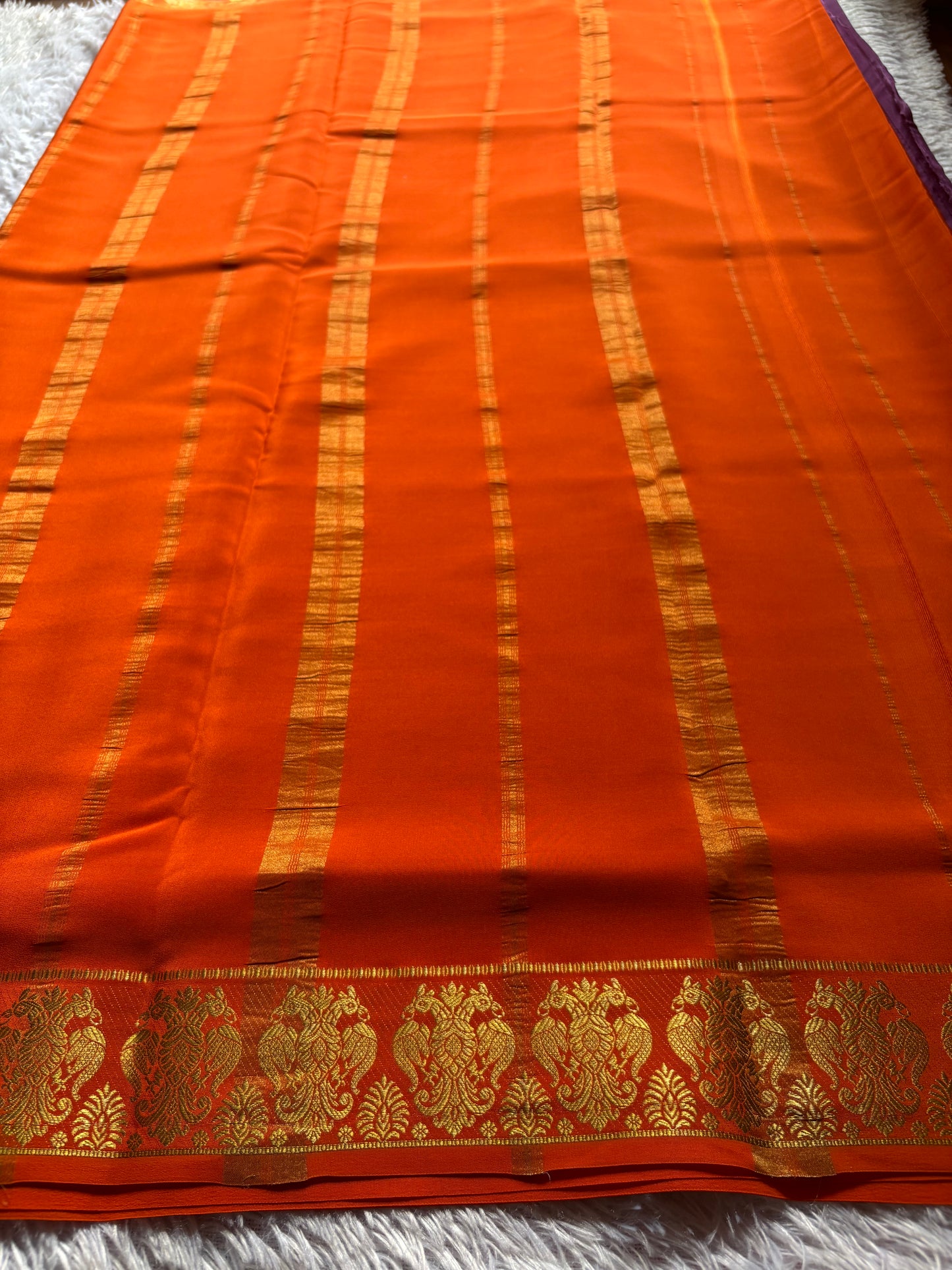 Veera (2D) : Mauve -orange