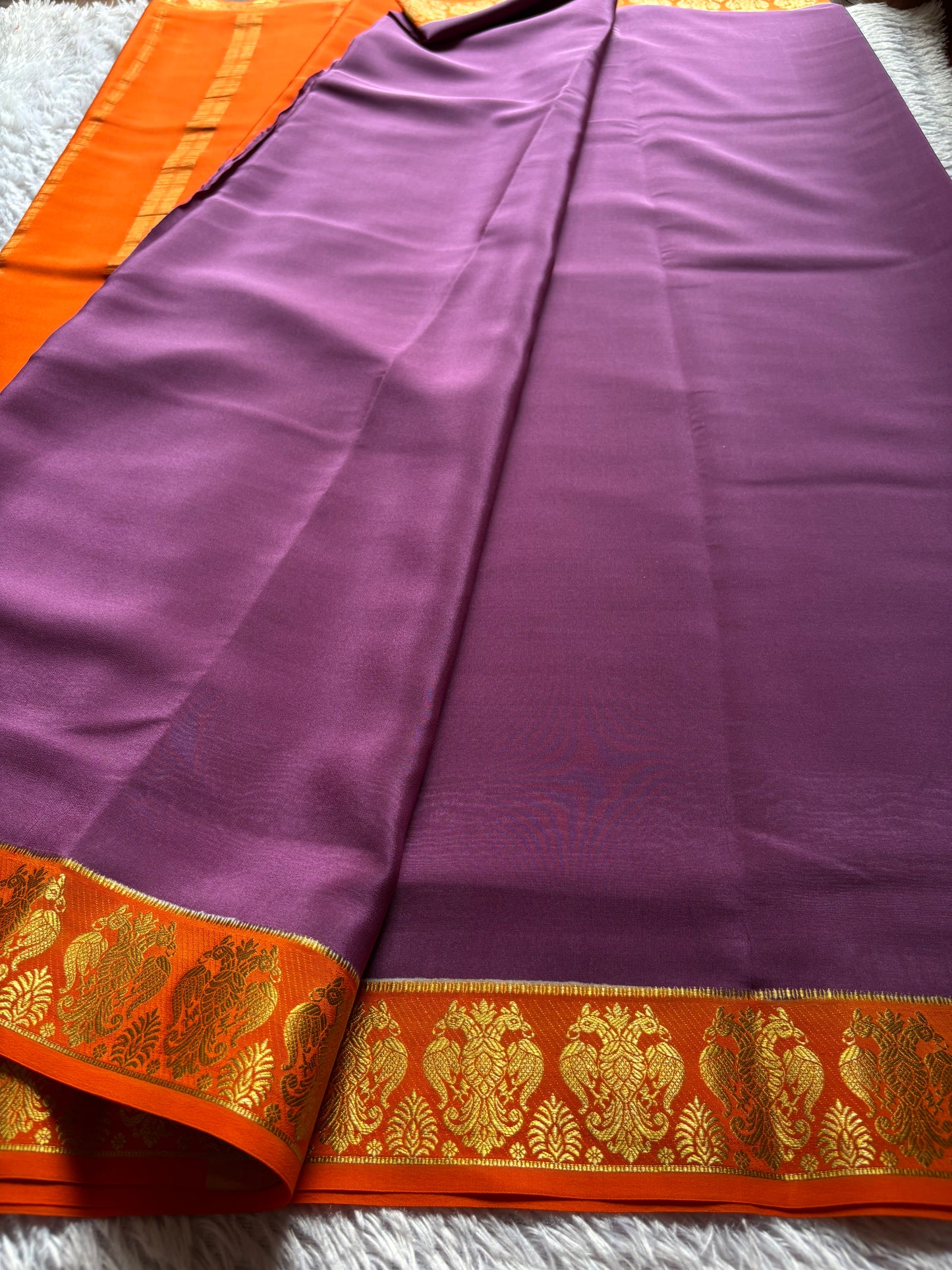 Veera (2D) : Mauve -orange