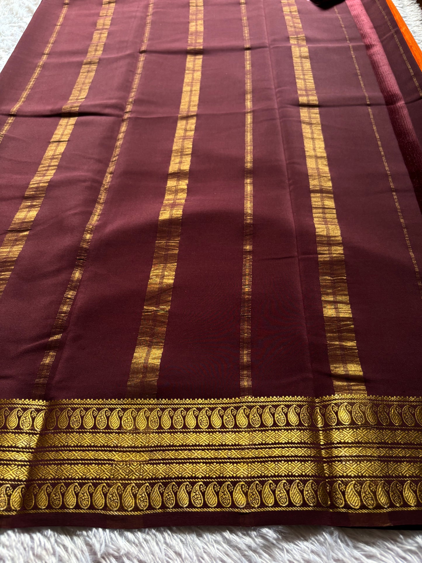 Maithili (2D) : Orange-chocolate brown