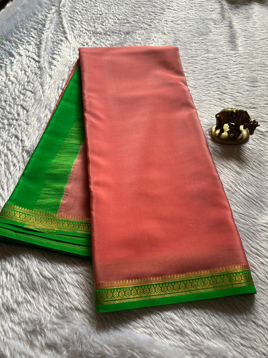 Jyothi (2D) : Peach-parrot green