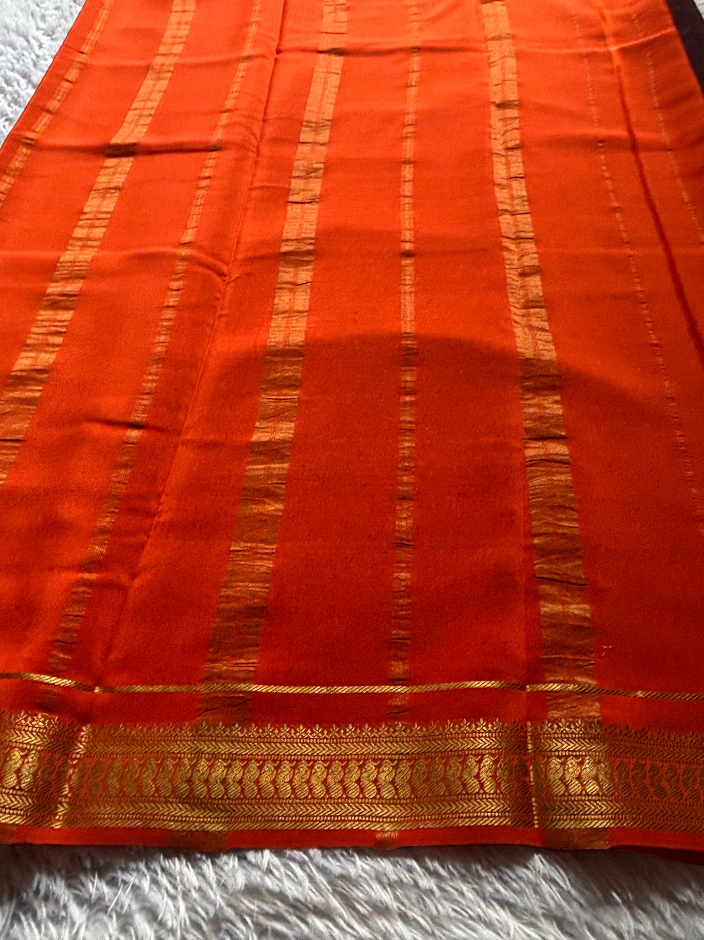 Mayuri (2D) : Chocolate brown-orange
