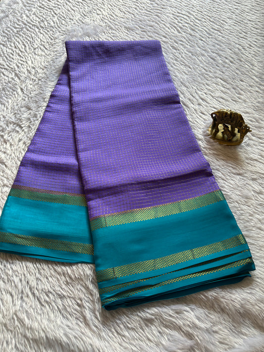 Padmini (2D) : Lavender-ananda blue