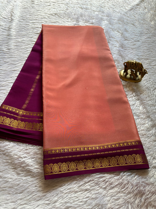 Rohini (2D) : Peach-dark magenta