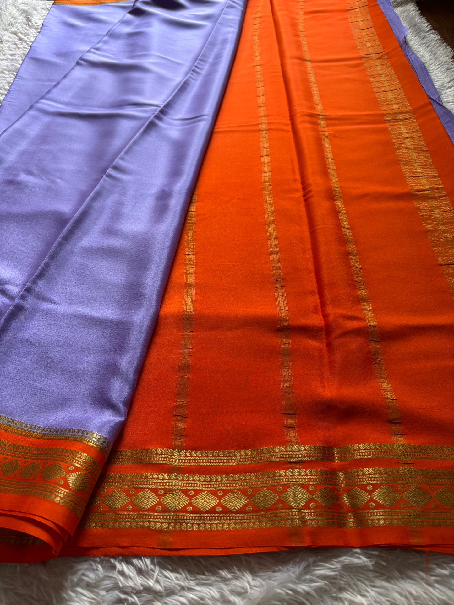 Saanvi (2D) : Lavender-orange