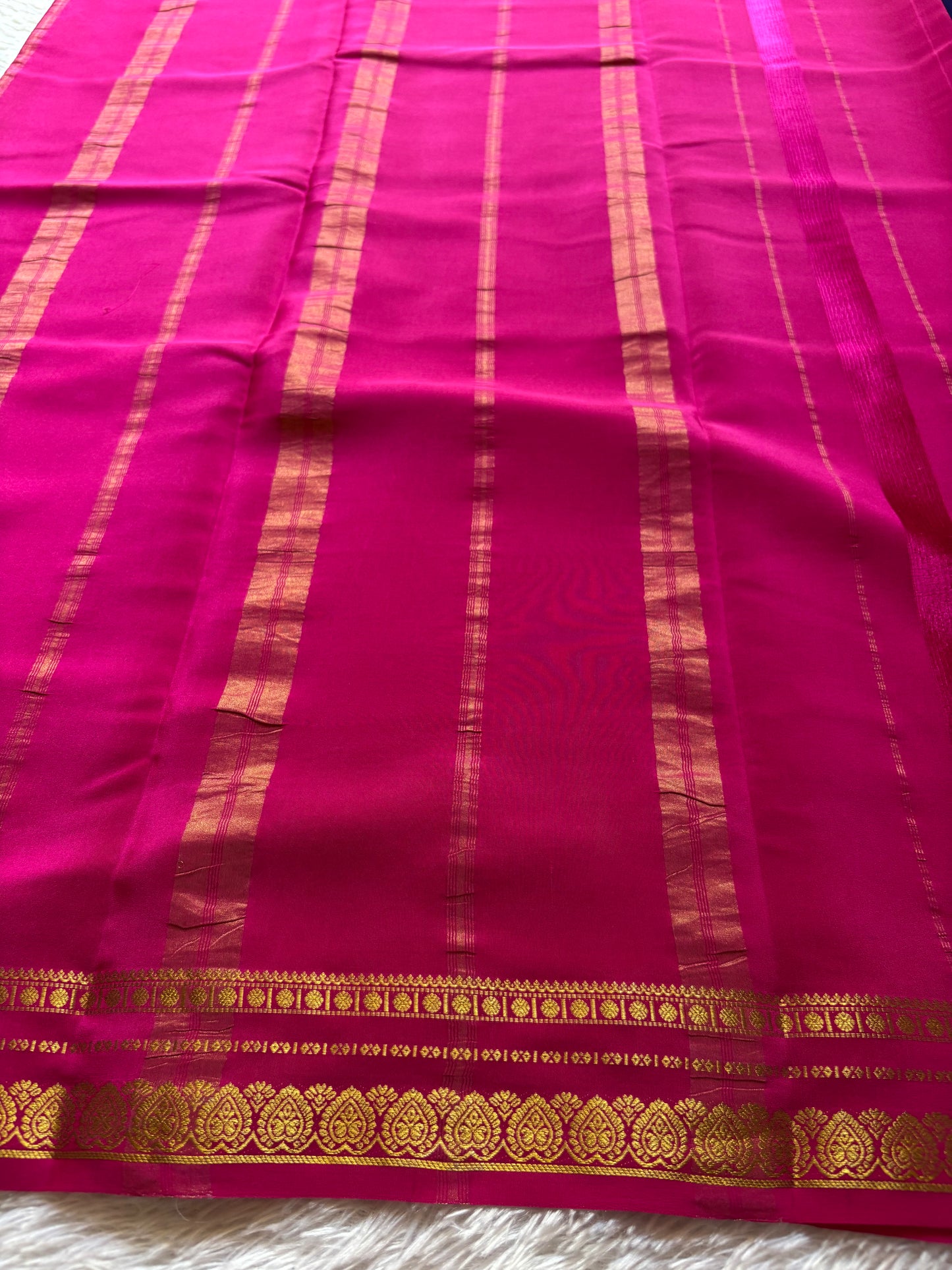 Rohini (2D) : Dark blue-rani pink