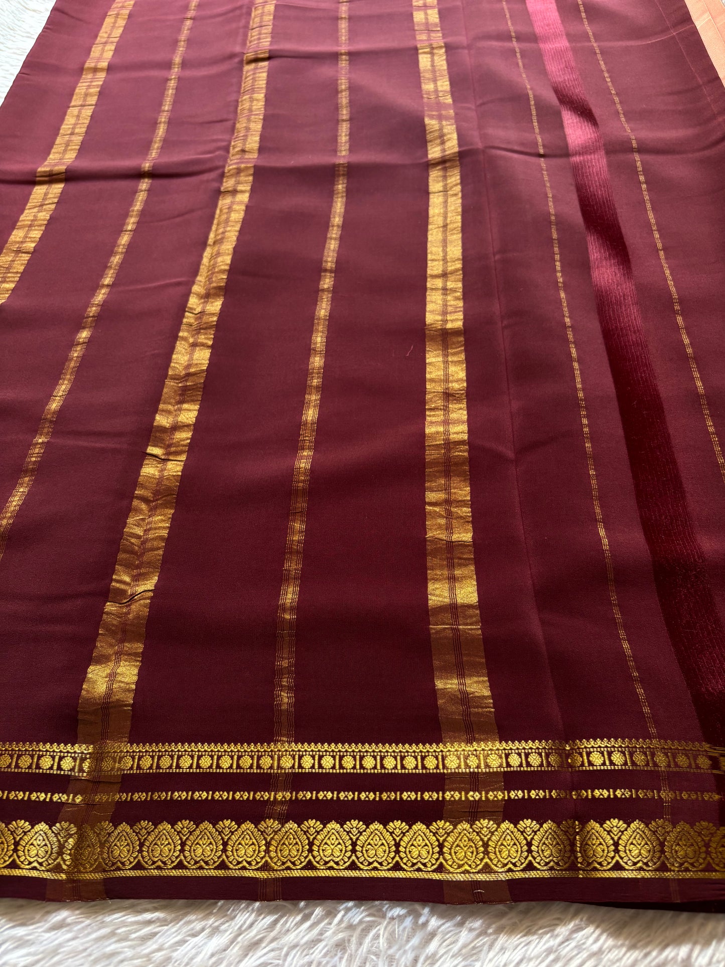 Rohini (2D) : Light peach-chocolate brown