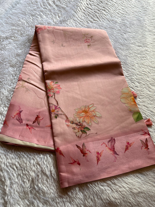 SS120 : Printed Baby pink