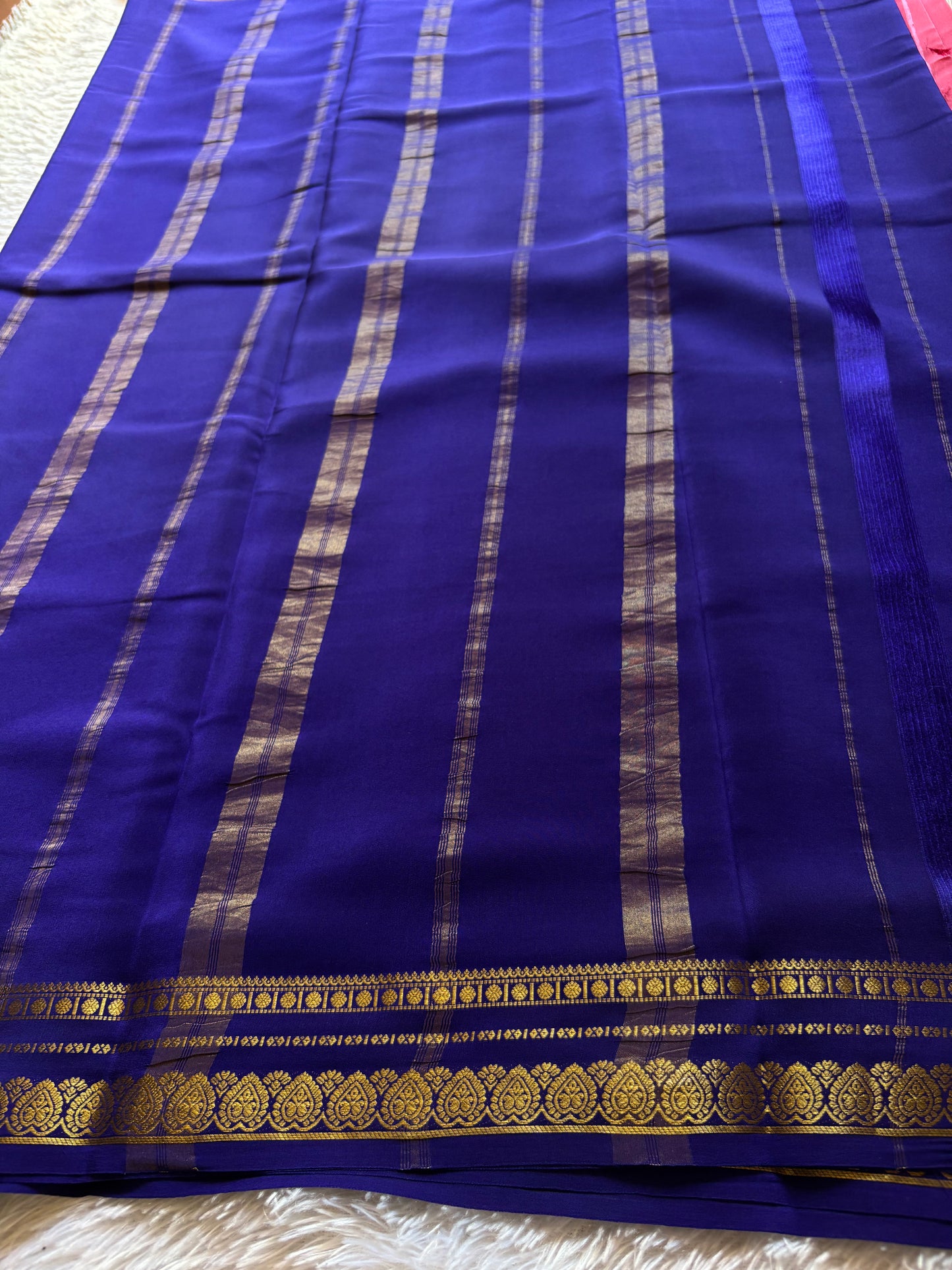 Rohini (2D) : Hot Pink-dark blue