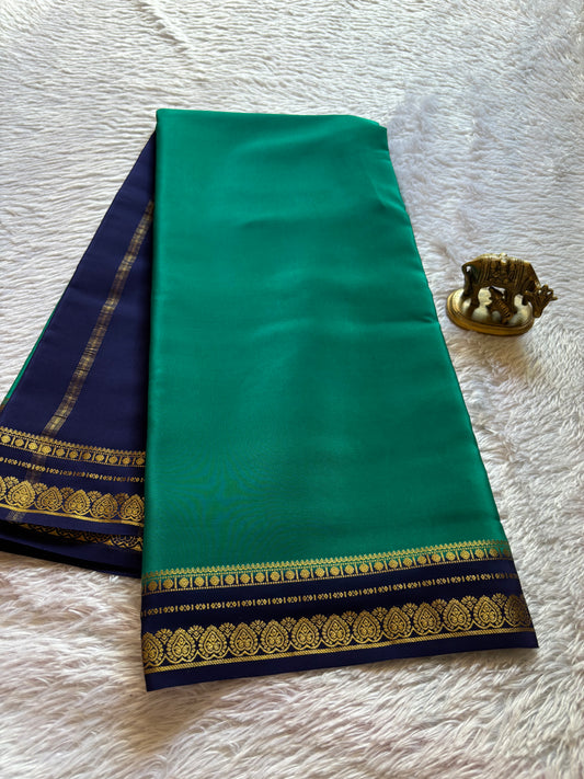 Rohini (2D) : Rama green-navy blue