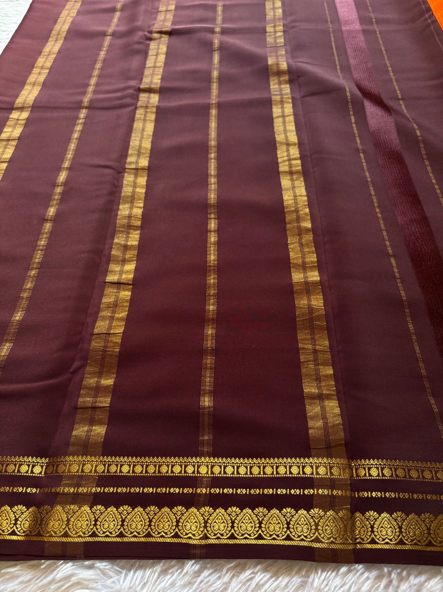 Rohini (2D) : Orange-chocolate brown