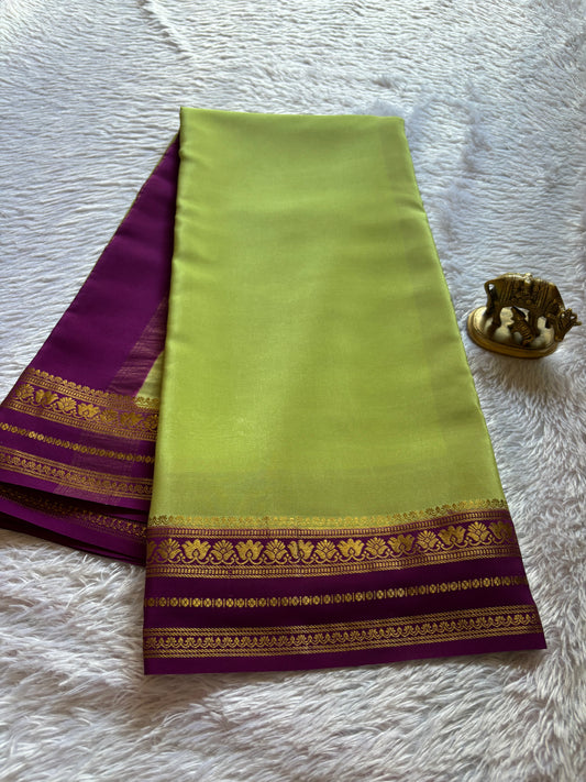 Padmaja (2D) : Pista green-dark magenta
