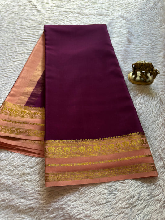 Padmaja (2D) : Deep wine-light peach