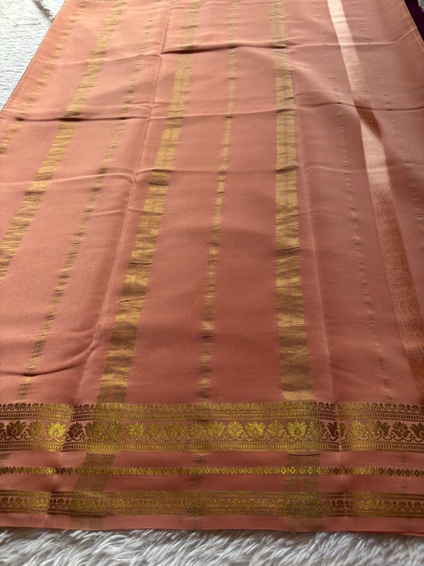 Padmaja (2D) : Deep wine-light peach