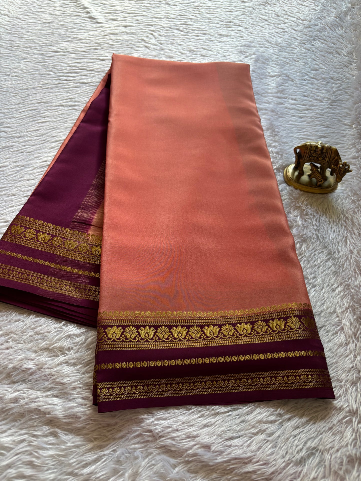 Padmaja (2D) : Peach-deep wine