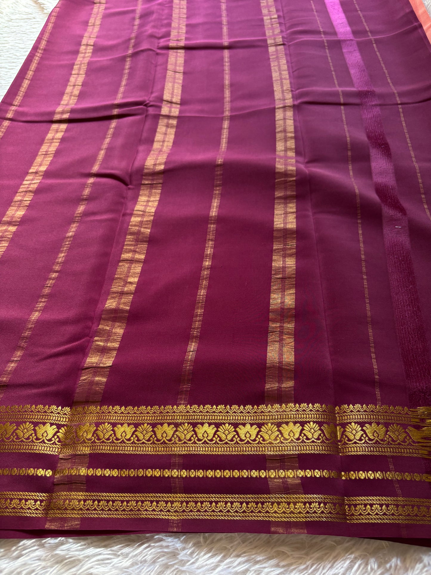 Padmaja (2D) : Peach-deep wine