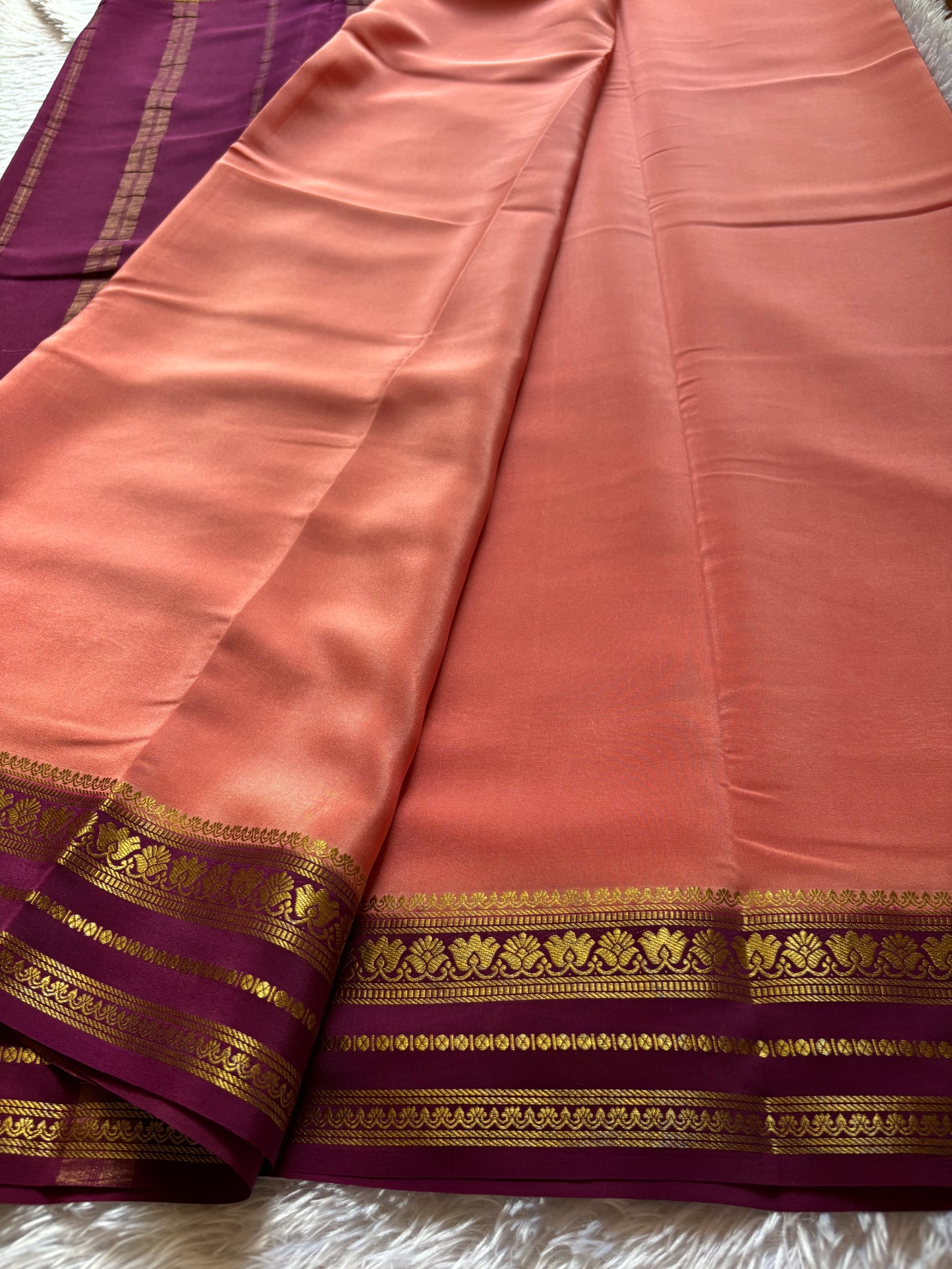 Padmaja (2D) : Peach-deep wine