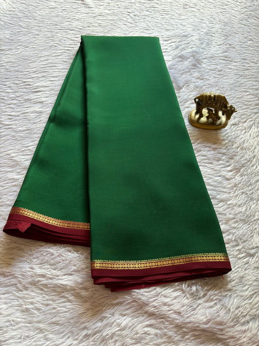 Sumukhi (2D) : Bottle green-maroon