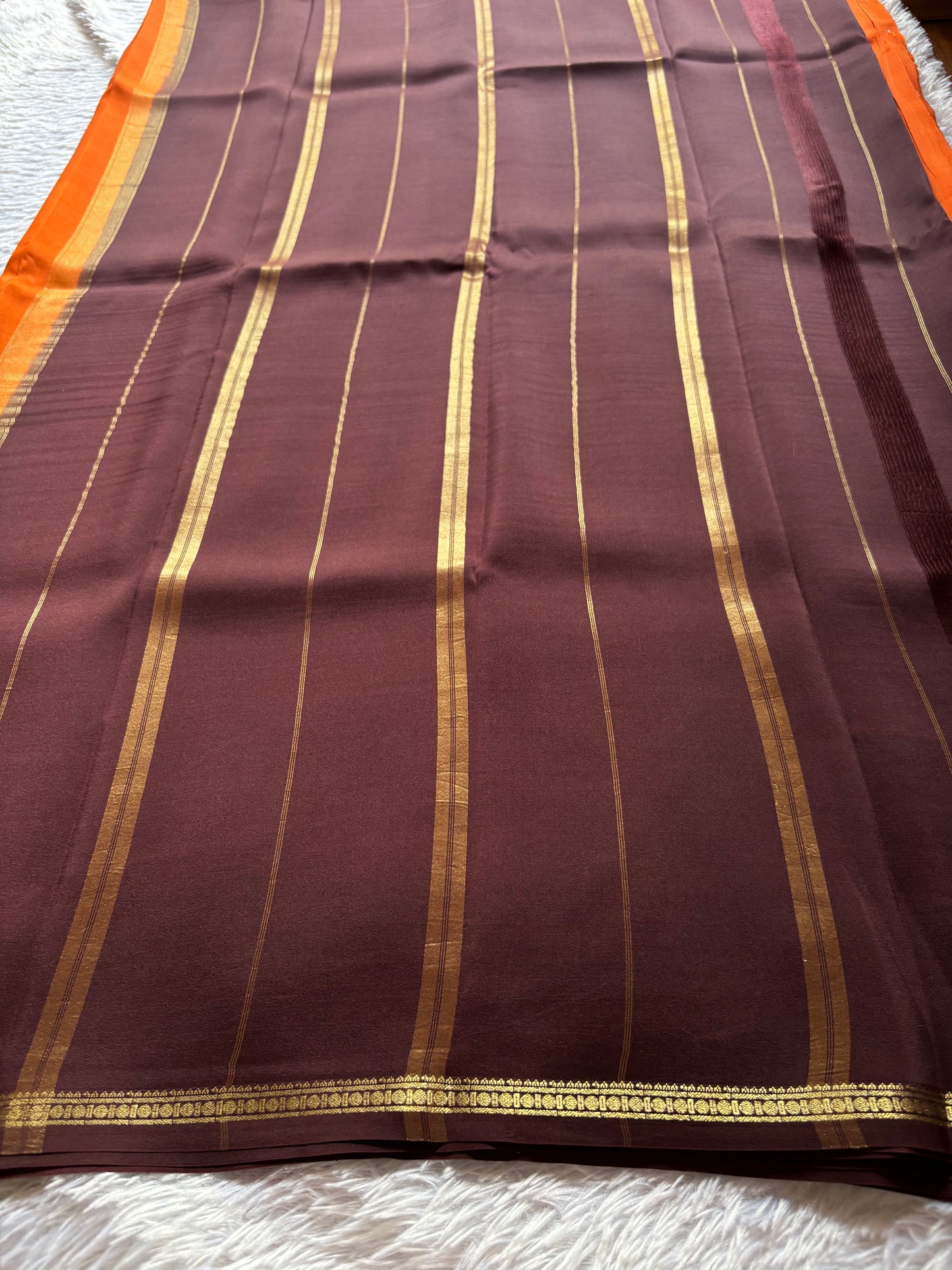 Sumukhi (2D) : Orange-chocolate brown