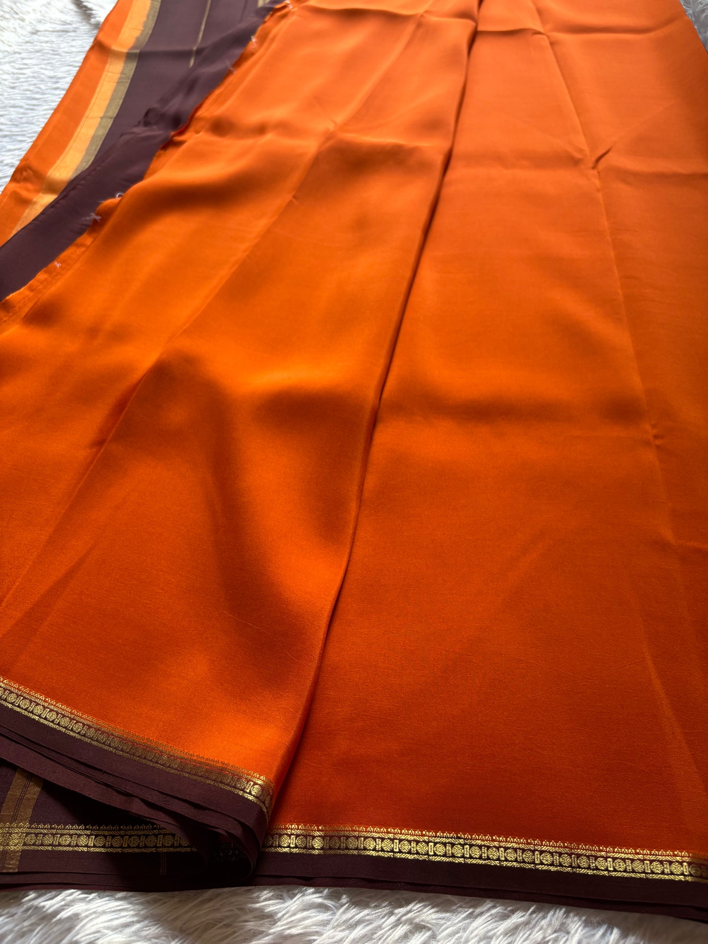 Sumukhi (2D) : Orange-chocolate brown