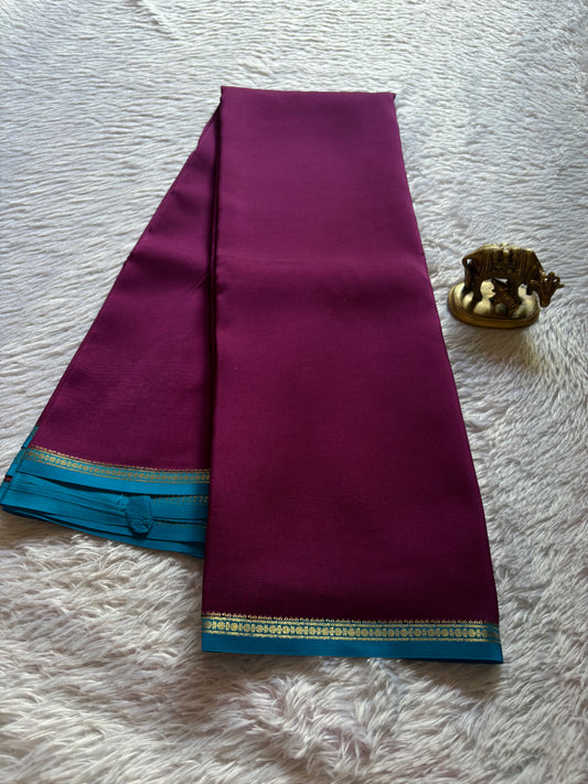 Sumukhi (2D) : Wine-ananda blue