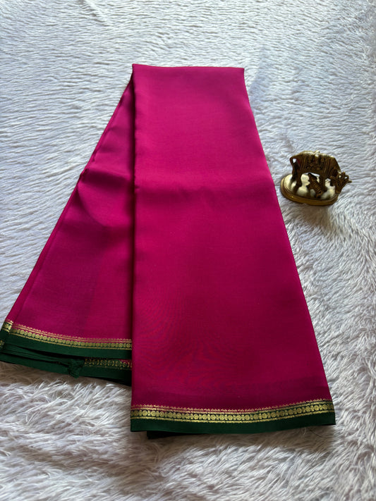 Sumukhi (2D) : Rani pink-bottle green