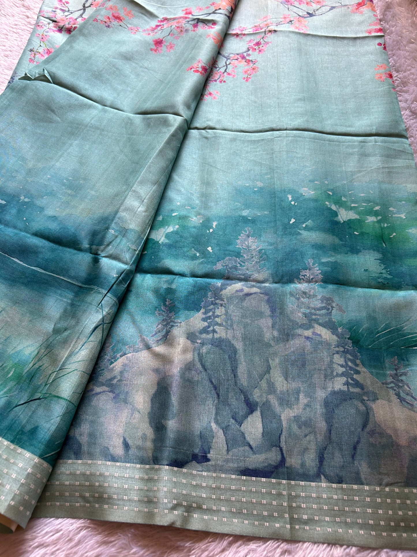 SS115 : Printed Turquoise