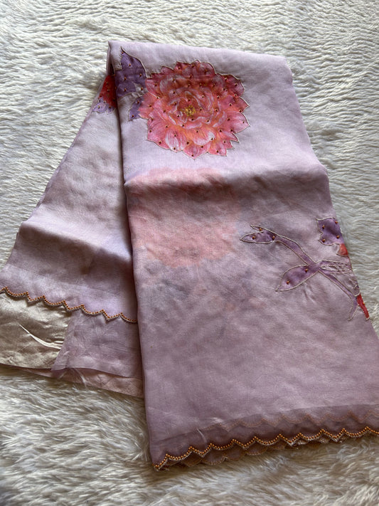 Khusboo : Printed Light lavender