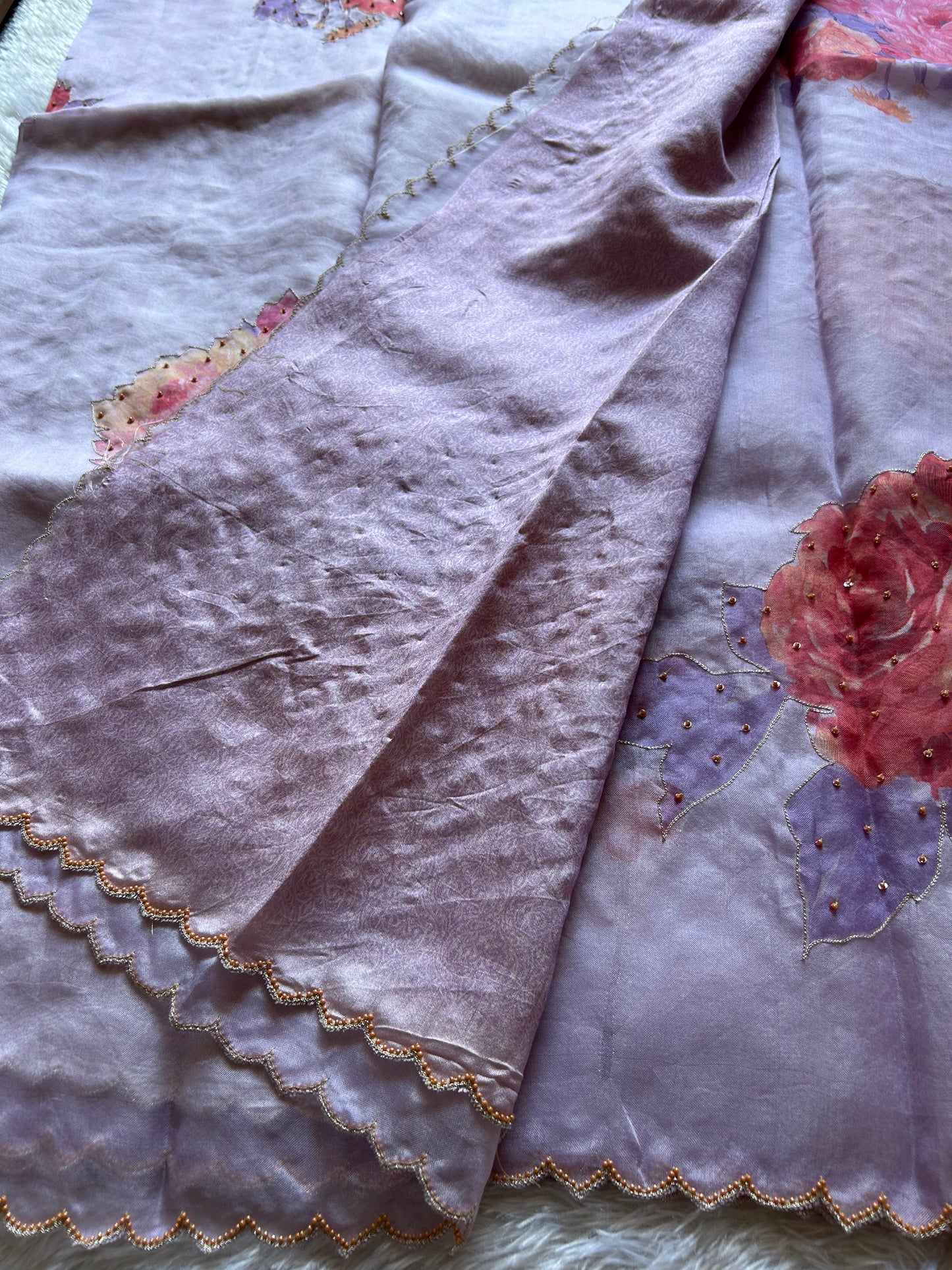 Khusboo : Printed Light lavender