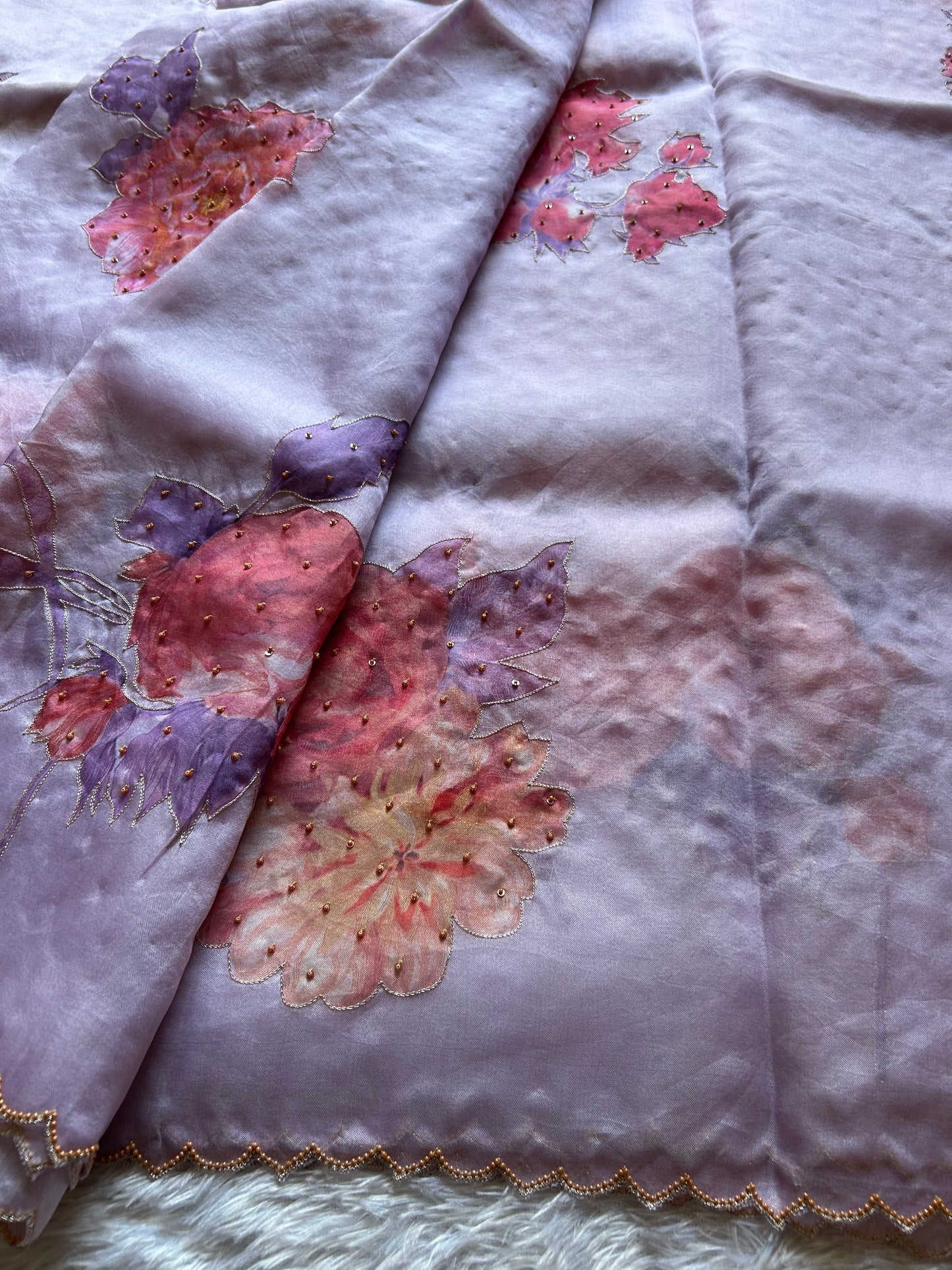 Khusboo : Printed Light lavender