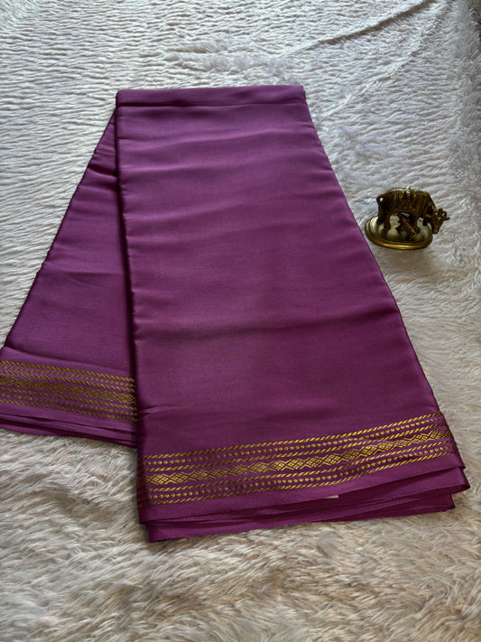 Bhavani : Solid Lavender pink