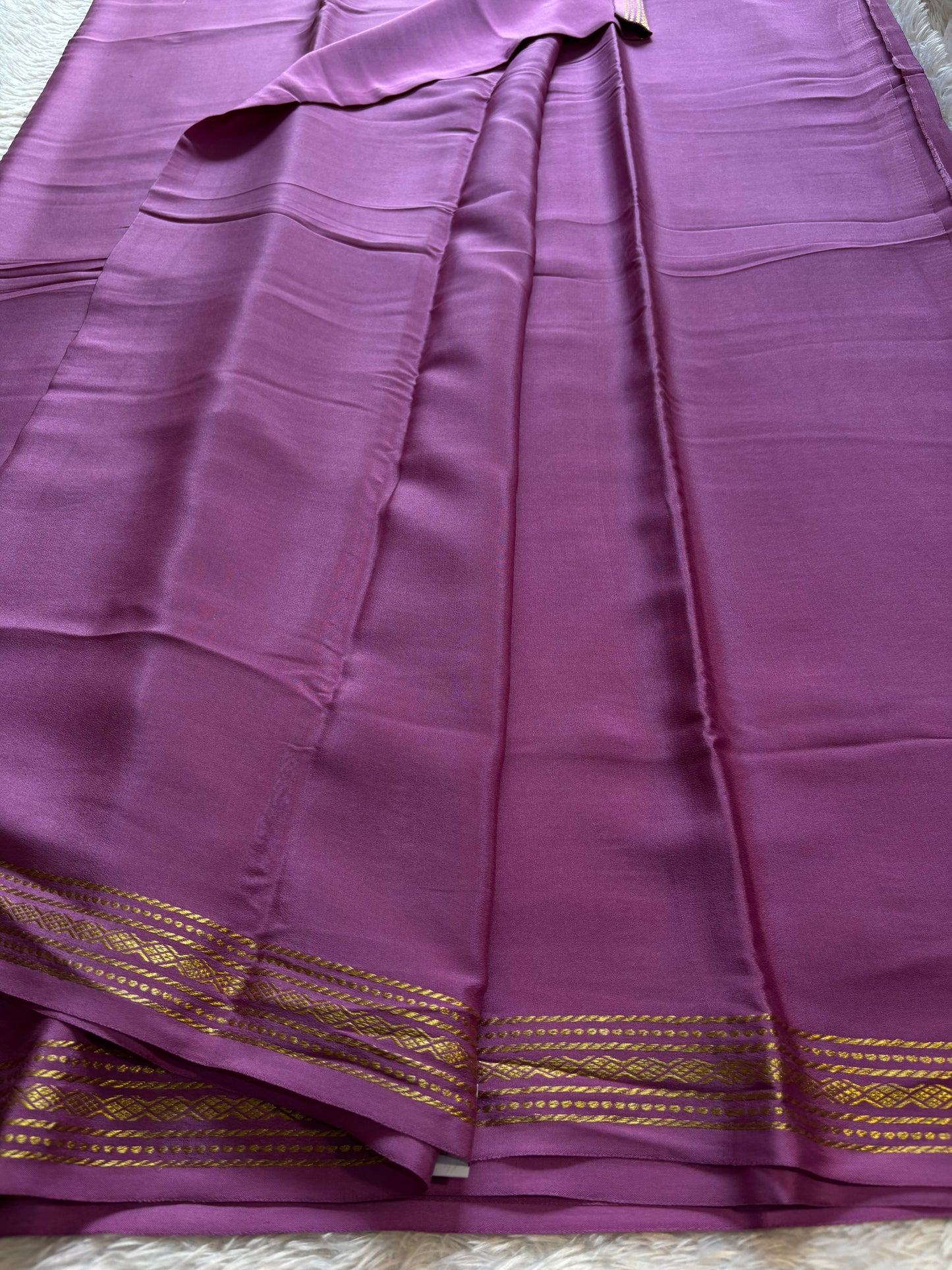 Bhavani : Solid Mauve pink