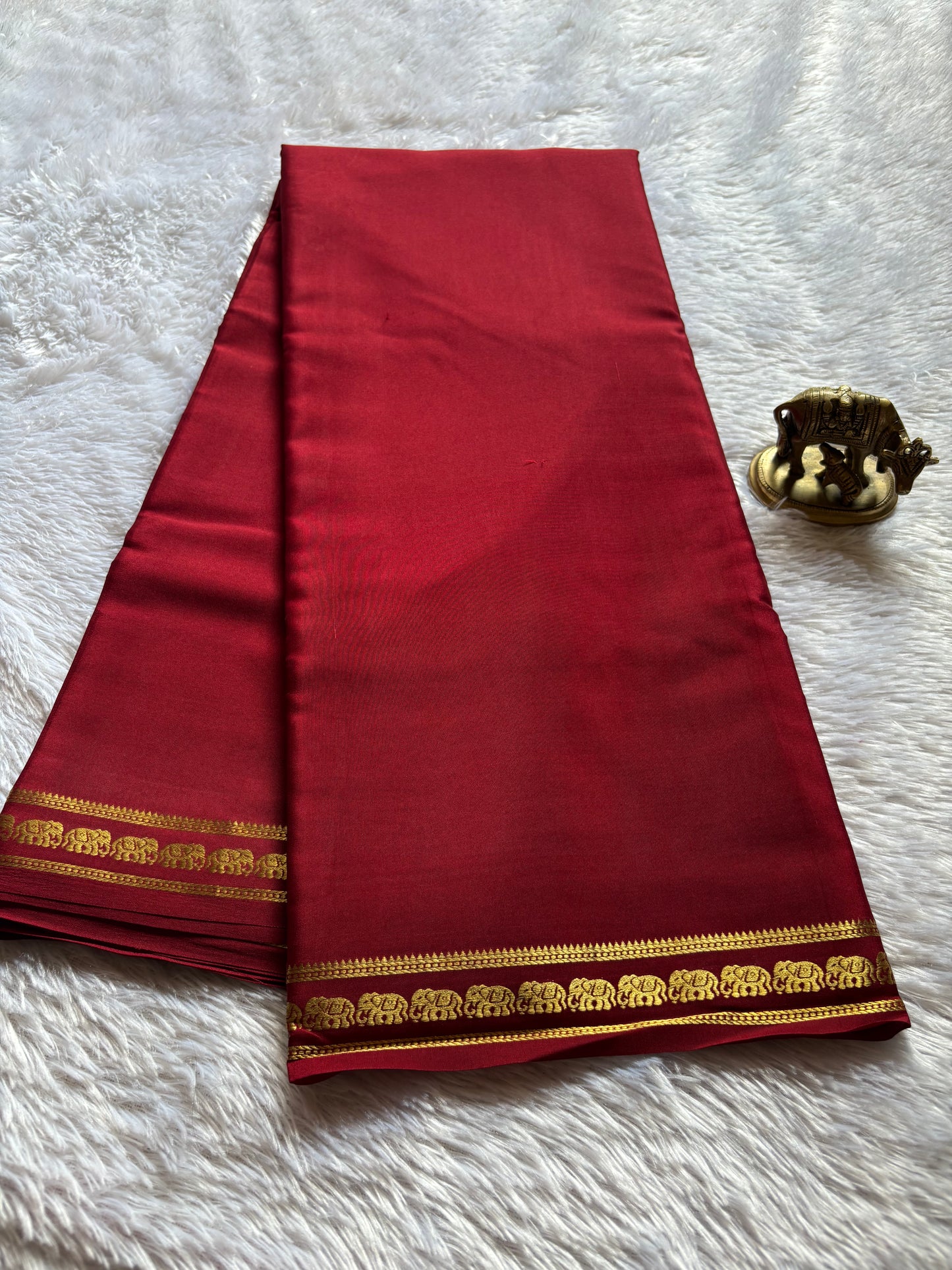 Anjana : Solid Maroon