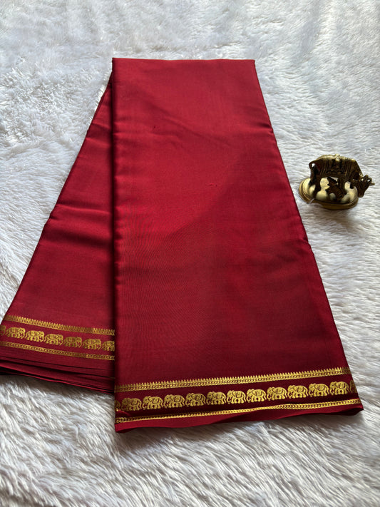 Anjana : Solid Maroon
