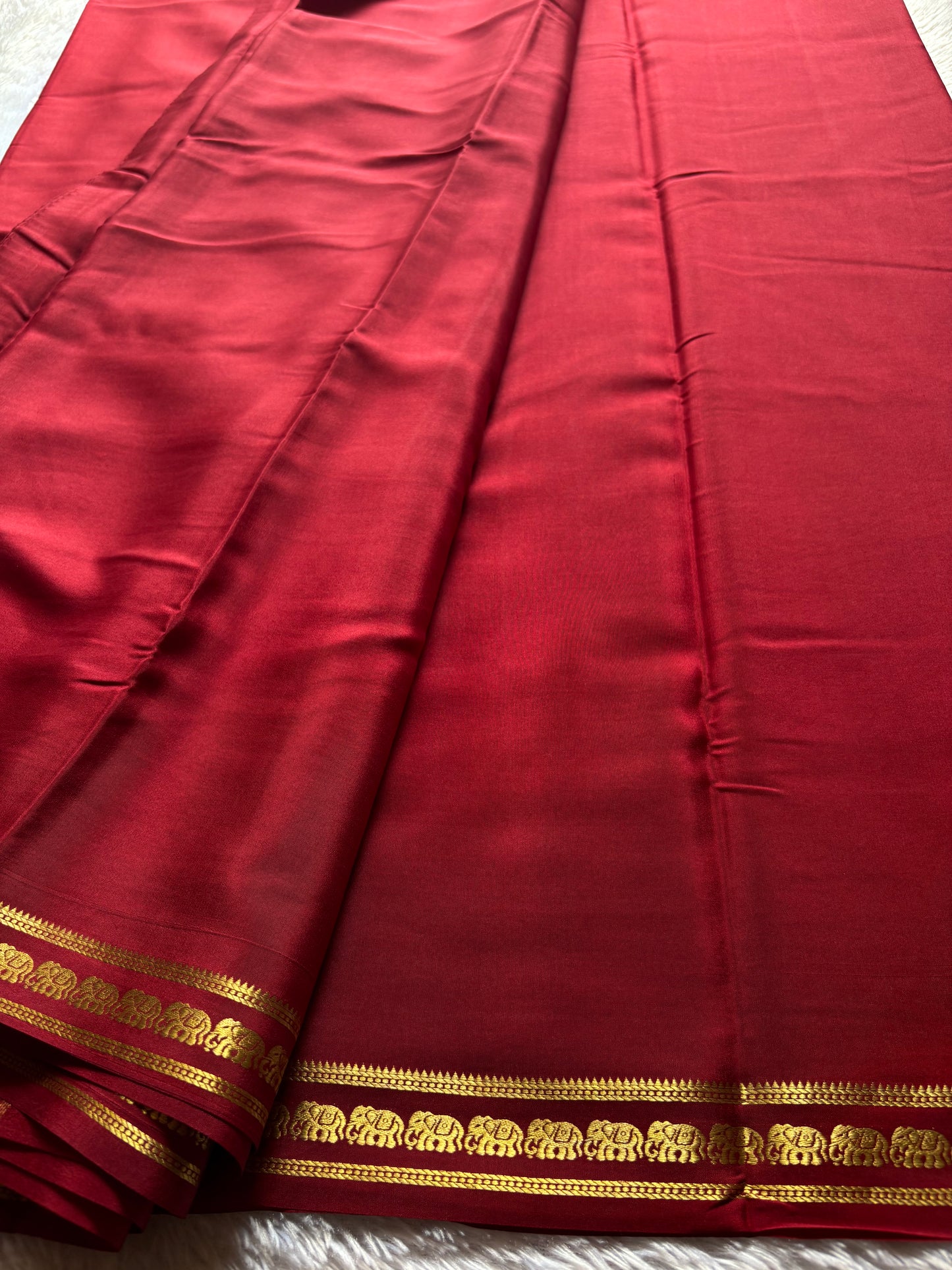 Anjana : Solid Maroon
