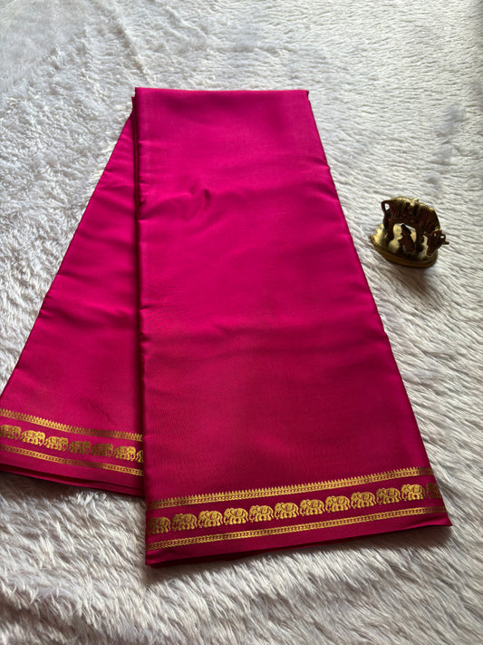 Anjana : Solid Rani pink