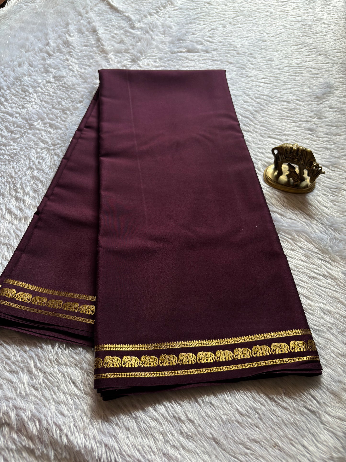 Anjana : Solid Chocolate brown