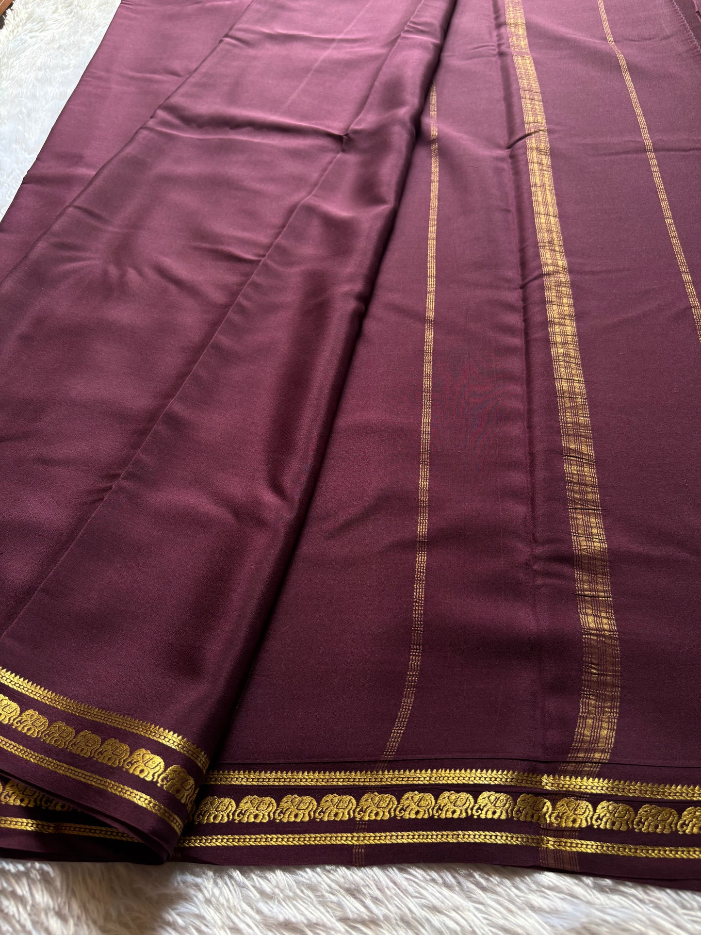 Anjana : Solid Chocolate brown