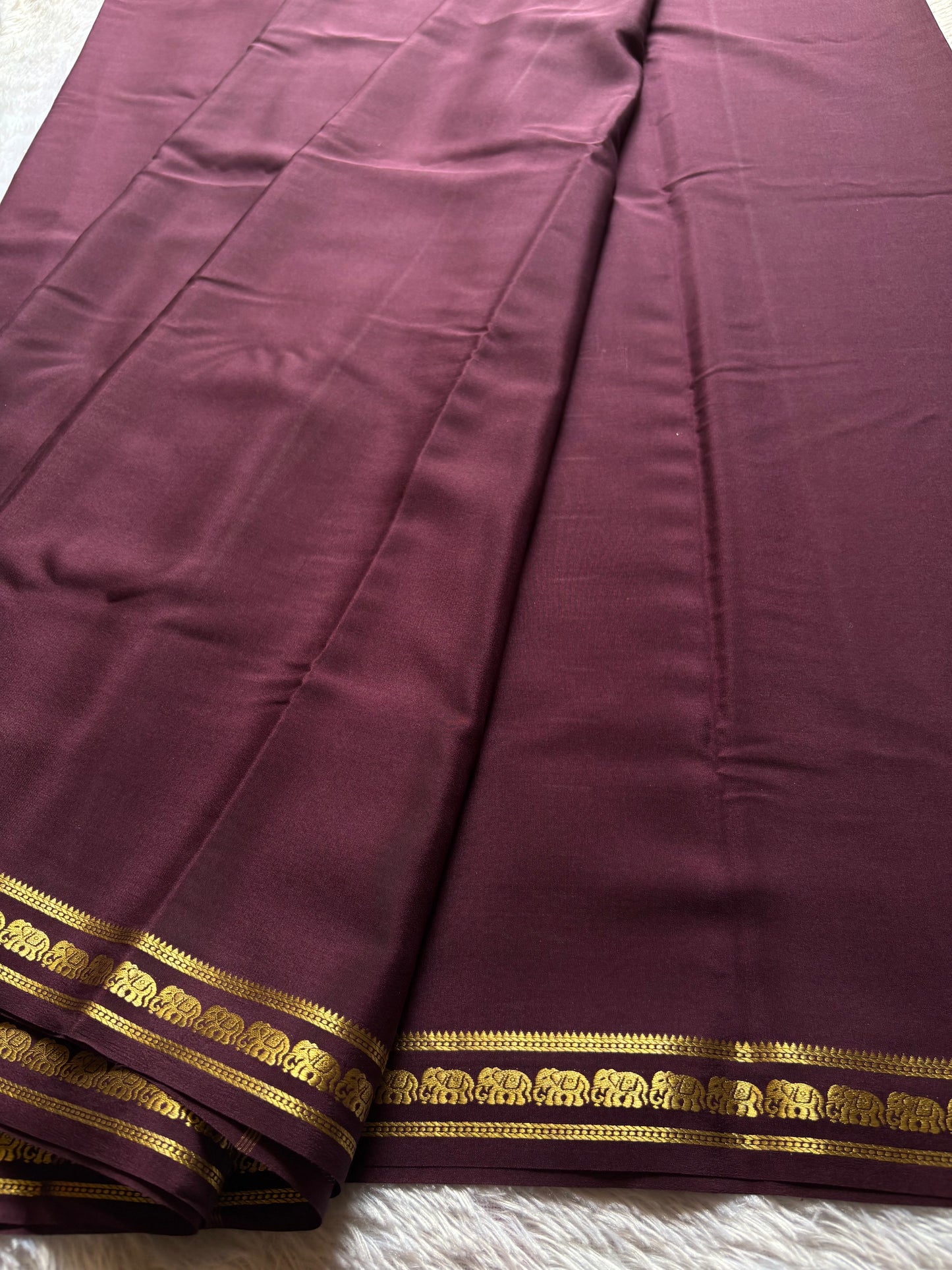 Anjana : Solid Chocolate brown