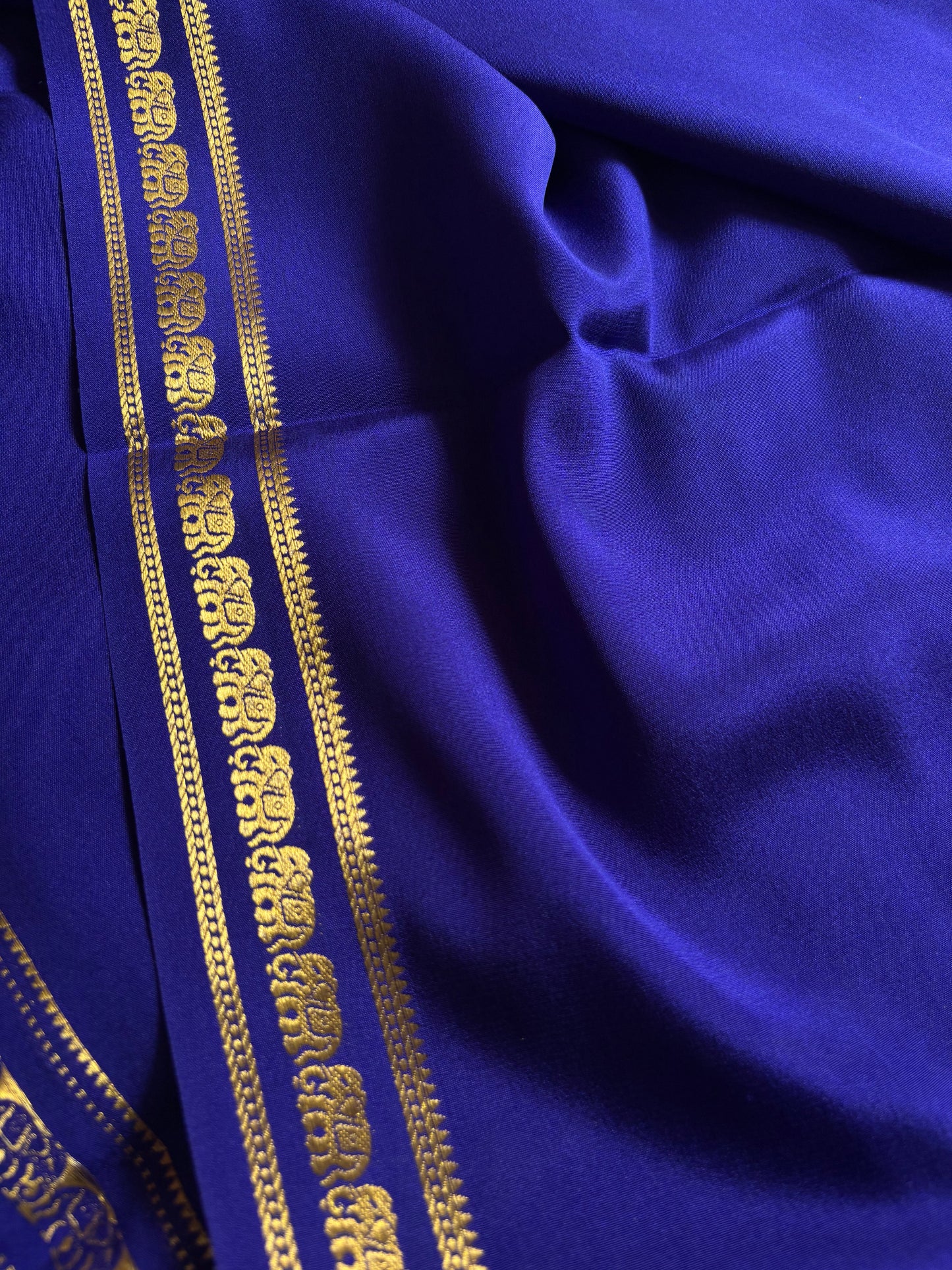 Anjana : Solid Dark blue