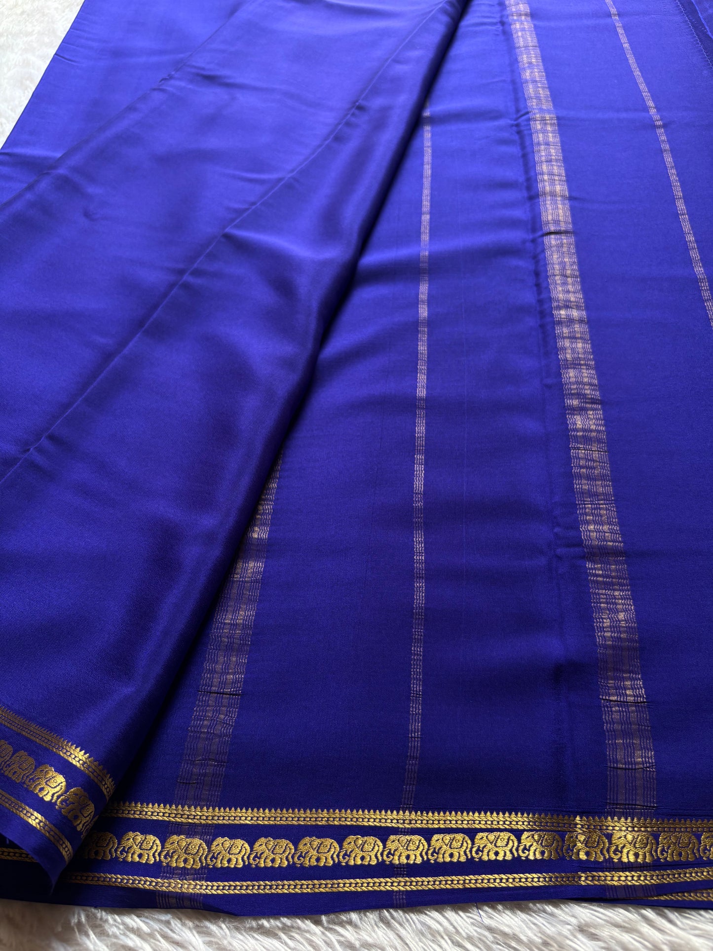 Anjana : Solid Dark blue