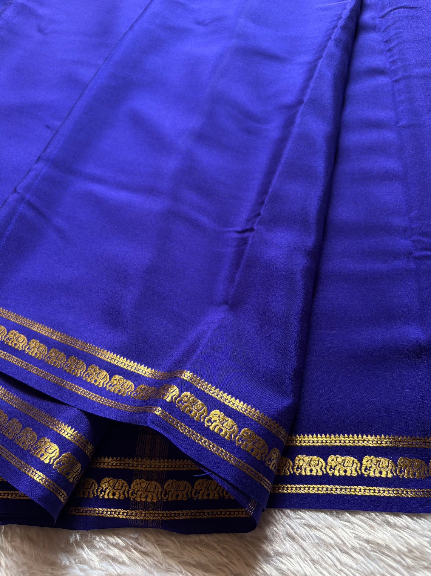 Anjana : Solid Dark blue
