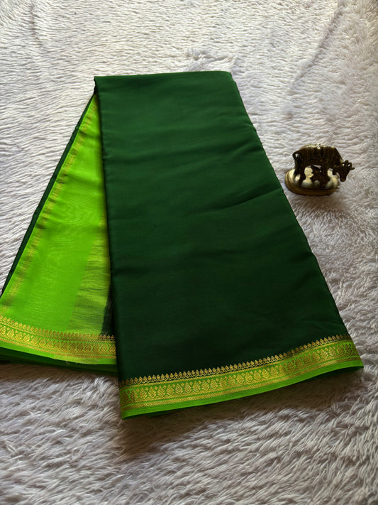 Jyothi (2D) : Bottle green-parrot green